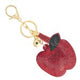 The Glittering Apple Keychain