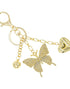 Rhinestone Butterfly Keychain