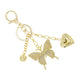 Rhinestone Butterfly Keychain