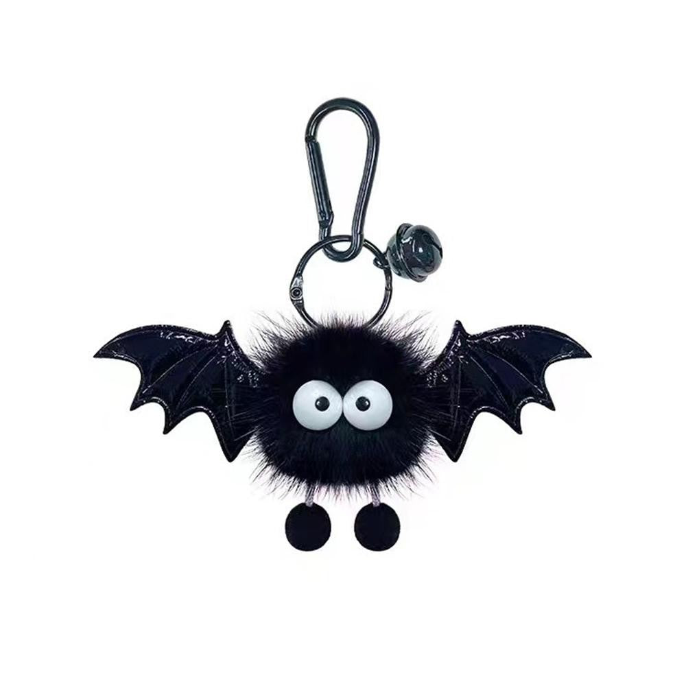 Fuzzy Bat Keychain
