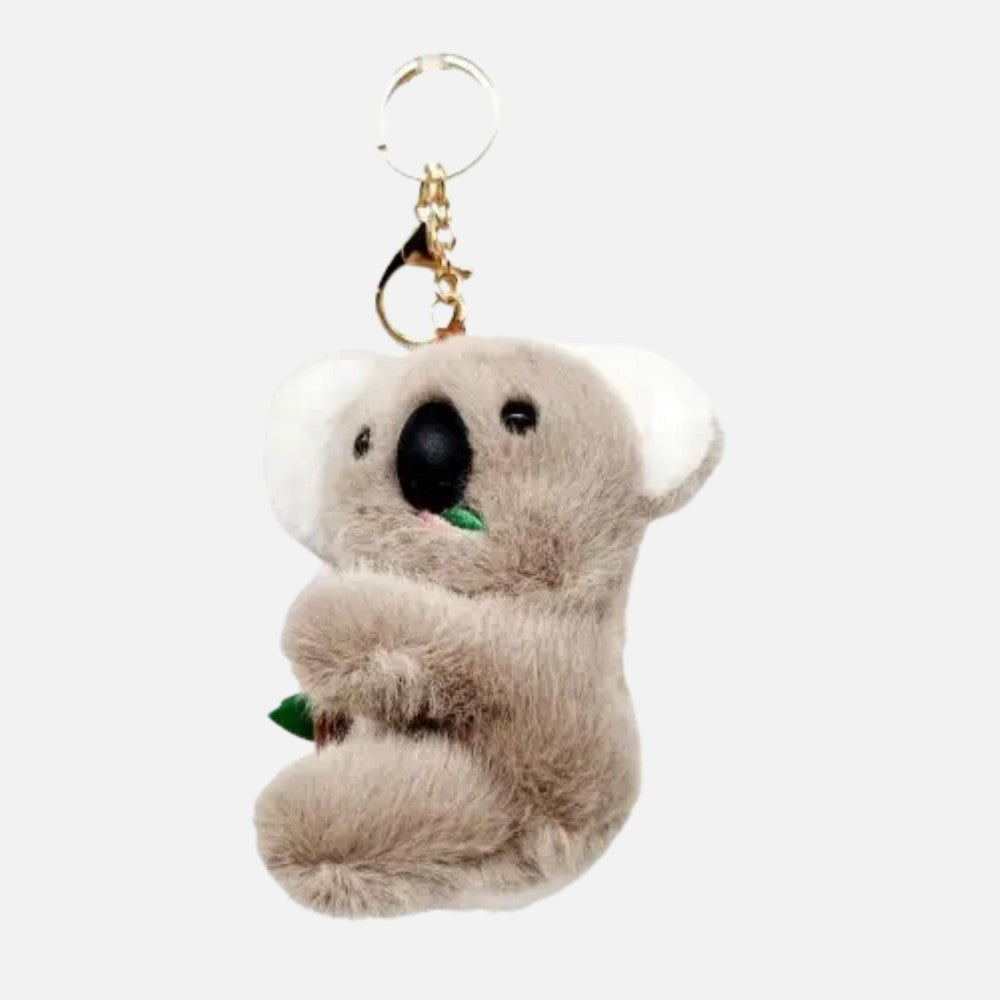 Cute Koala Plush Keychain
