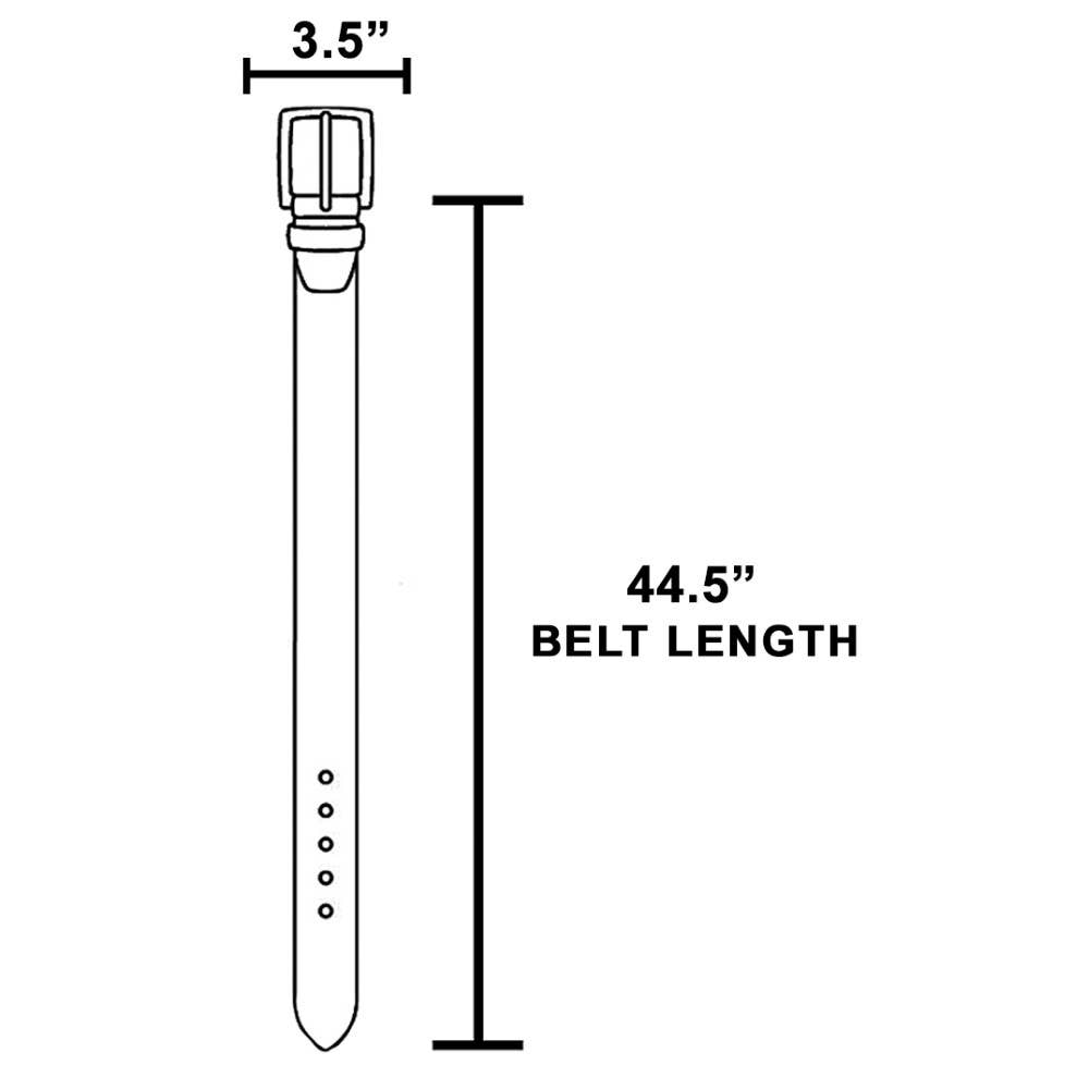 Western Oval Concho Belt