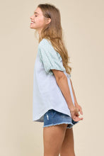 Leopard Puff Sleeve Top (REG)
