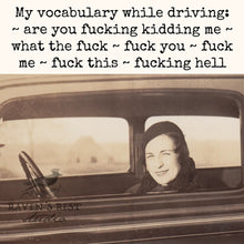 Driving Vocabulary Magnet