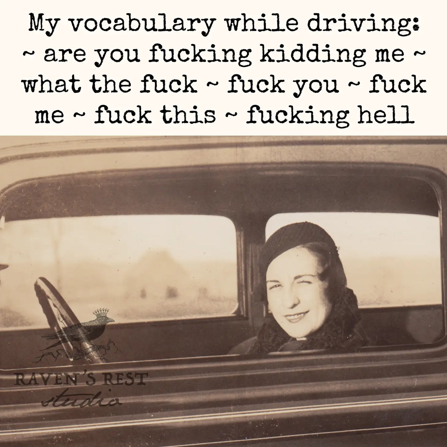 Driving Vocabulary Magnet
