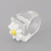 Square Daisy Ring