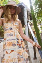 Beach Graphic Midi Dress (REG)