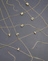 Mini Bubble Letter Initial Necklace