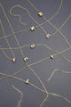 Mini Bubble Letter Initial Necklace
