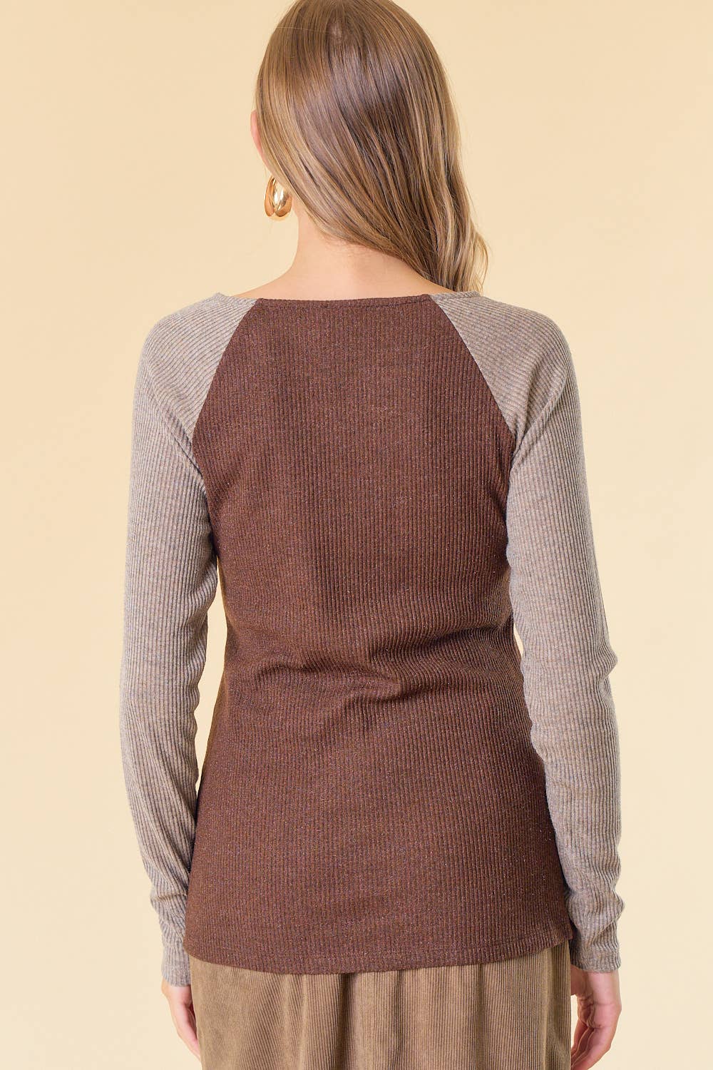 Button Detailed Knit Top (REG)