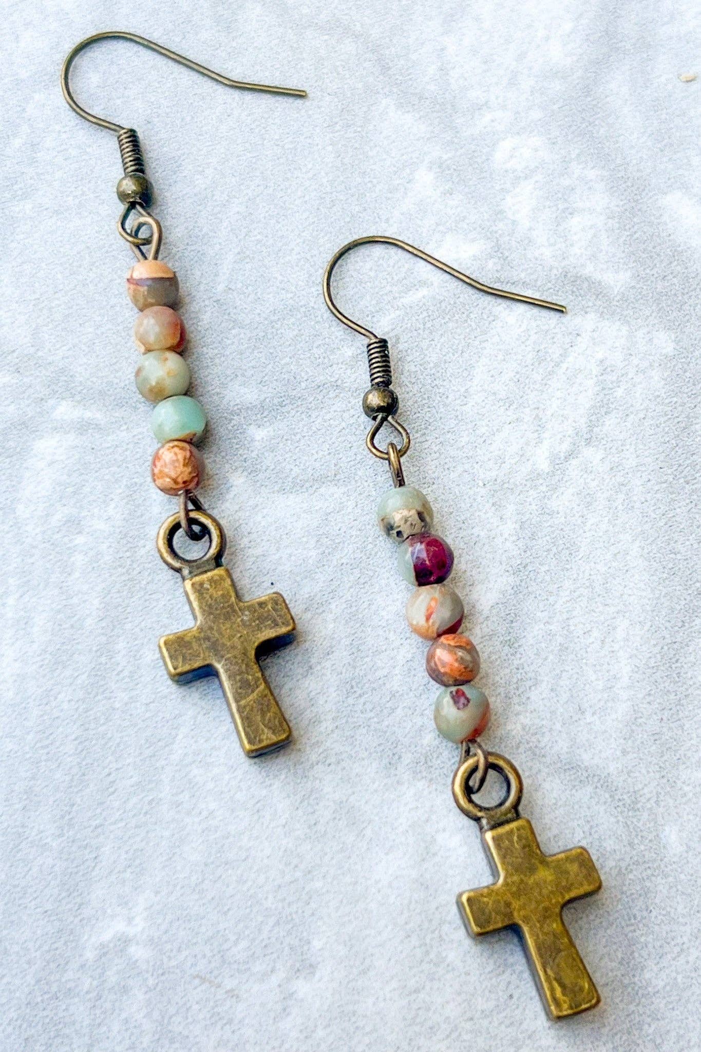Jasper Cross Kara Earrings