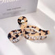 Animal Print Bow Claw Clip