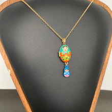 Cute Enamel Locket Necklace