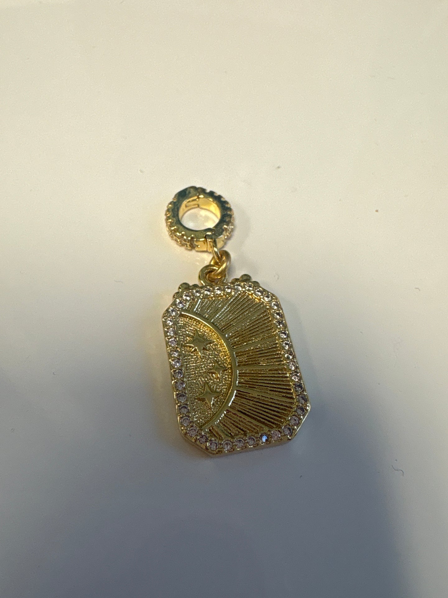 Sunrise Tag Charm
