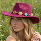 Stone Chain Fedora Hat