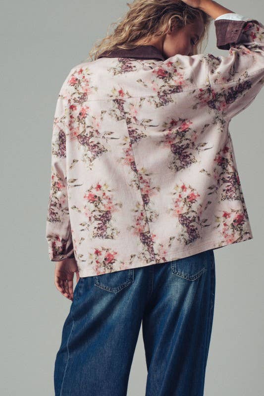 Floral Contrast Jacket (REG)