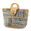 Braided Denim Tote Bag