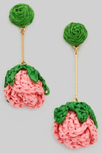 Rattan Flower Earrings