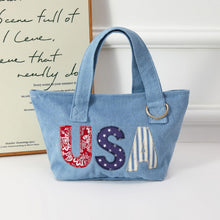USA Denim Mini Tote Bag