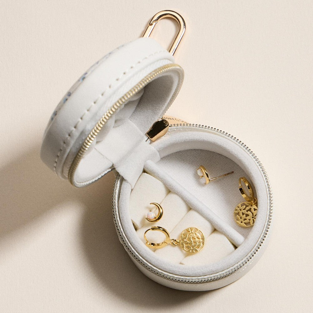 Floral Jewelry Box Keychain