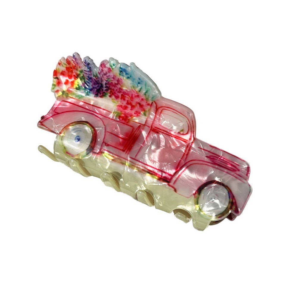 Fresh Flowers Claw Clip