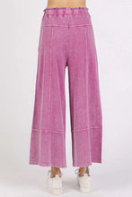 Mineral Wash Terry Pants in Faded Plum (REG)