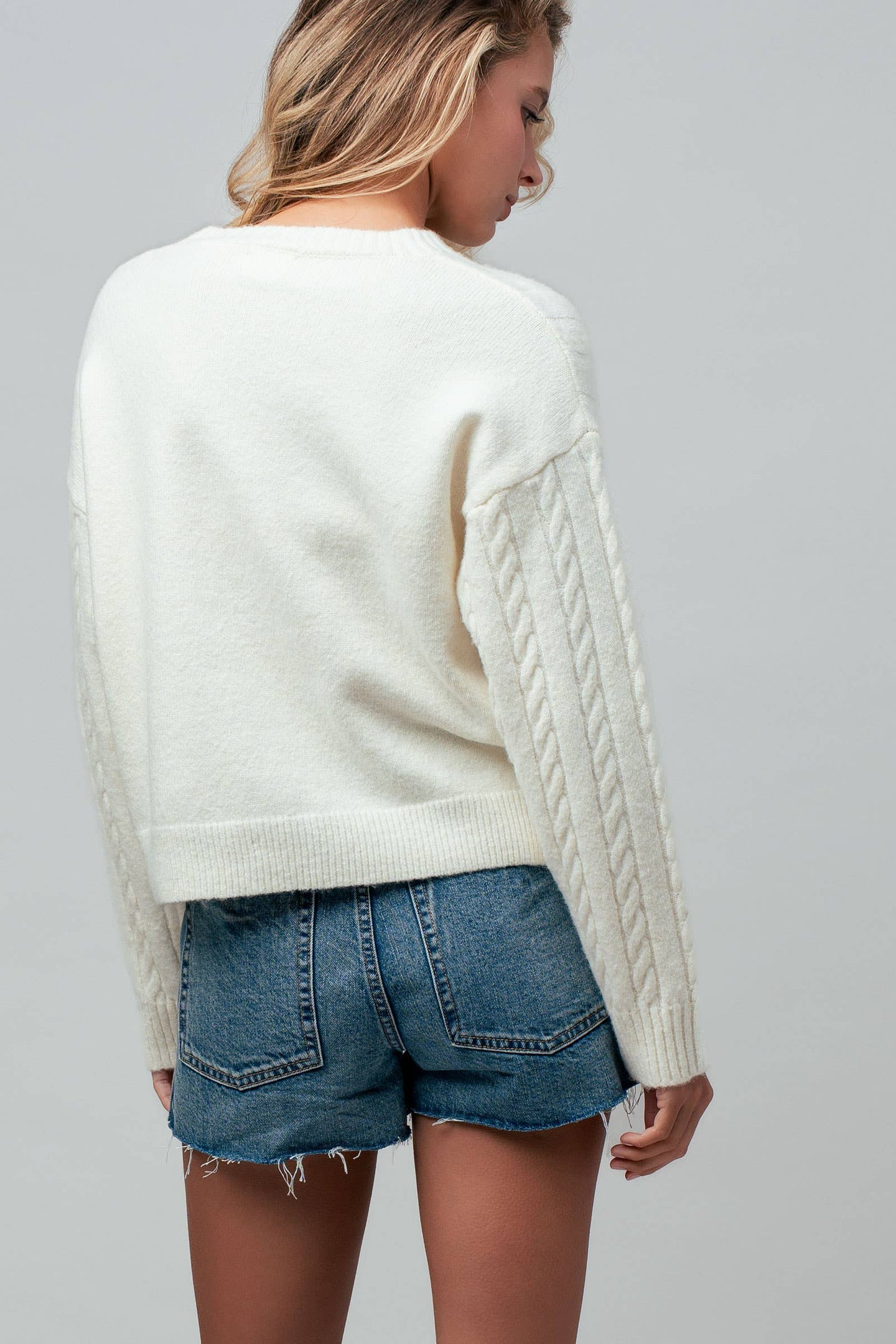 Nautical Anchor Cable Sweater (REG)