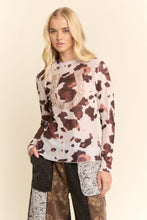 Cow Camo Horseshoe Mesh Top (REG)