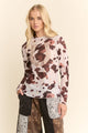 Cow Camo Horseshoe Mesh Top (REG)