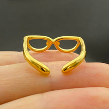 18K Glasses Ring