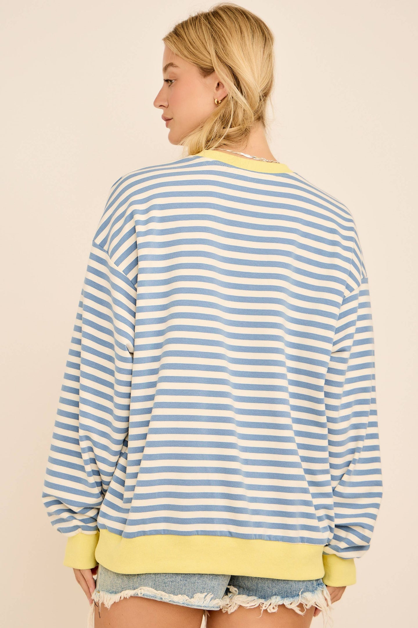 Striped Oh Crab Sweatshirt (REG)