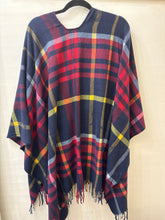 Classic Multi Plaid Ruana
