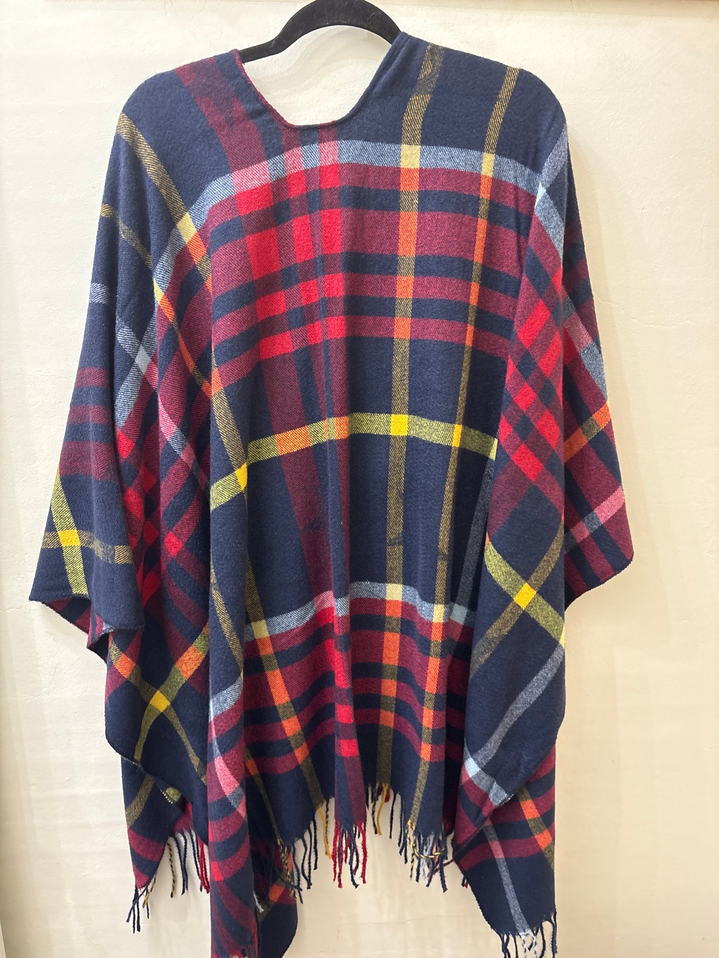 Classic Multi Plaid Ruana
