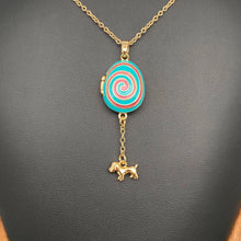 Cute Enamel Locket Necklace