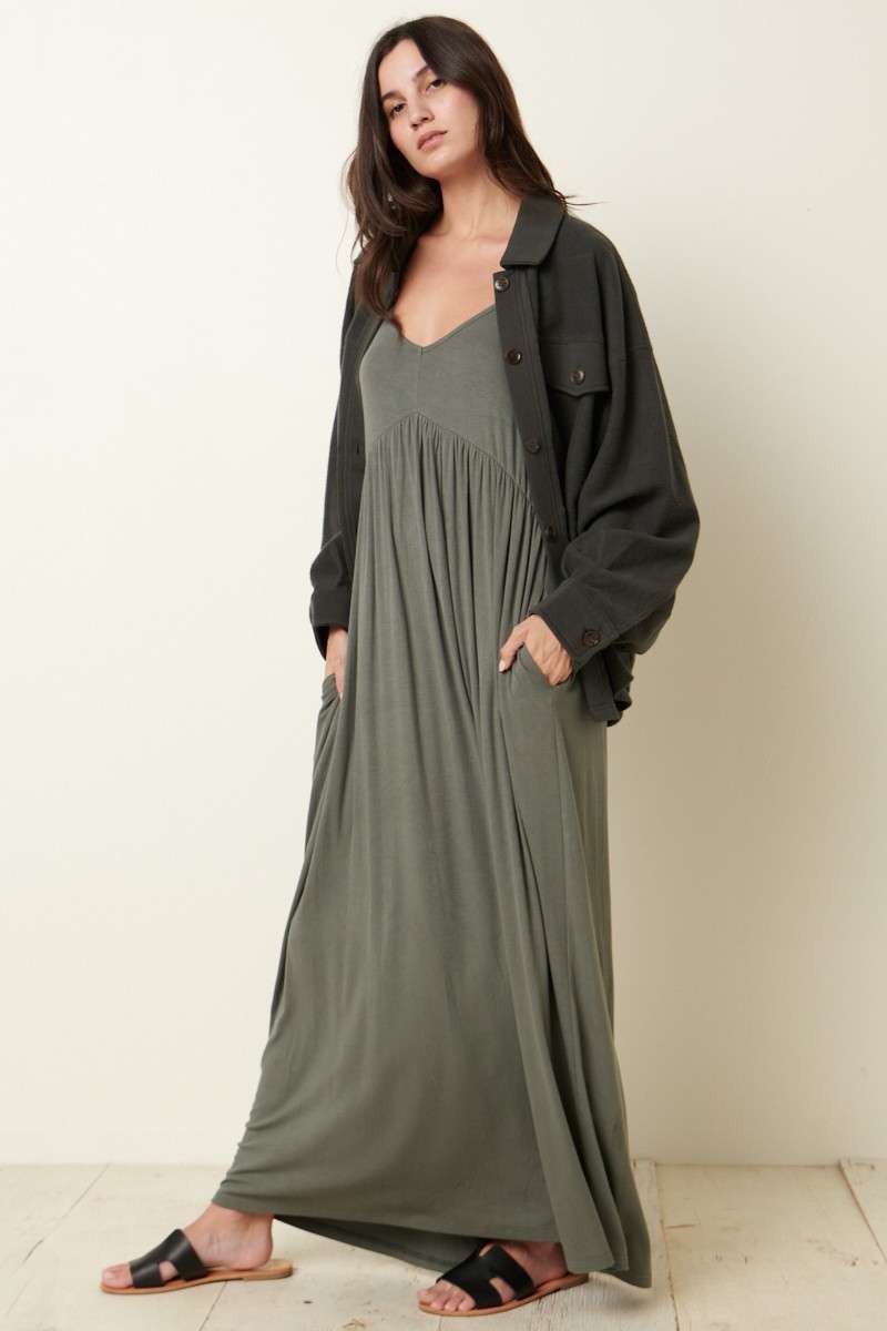 Be the Best Maxi Dress in Olive