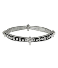 Textured Cross Stretch Bracelet
