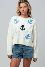 Nautical Anchor Cable Sweater (REG)