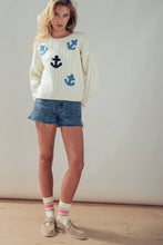 Nautical Anchor Cable Sweater (REG)