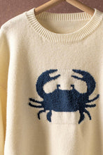 Crab Graphic Sweater in Ivory (REG)