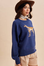 Golden Retriever Dog Sweater in Navy (REG)