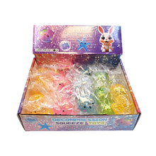 Glitter Bunny Squishy Stress Toy