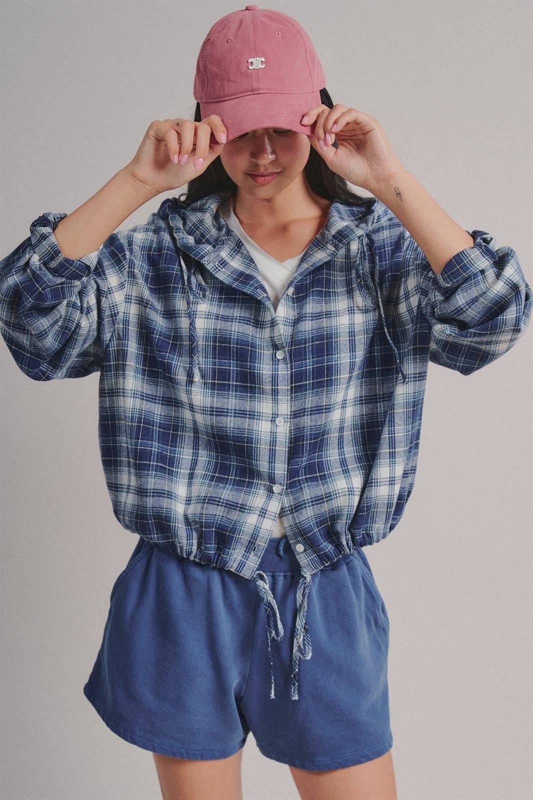 Navy Flannel Shacket (REG)