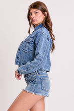 Cropped Trucker Denim Jacket (REG)