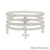 Layered Cross Bracelet