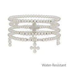 Layered Cross Bracelet