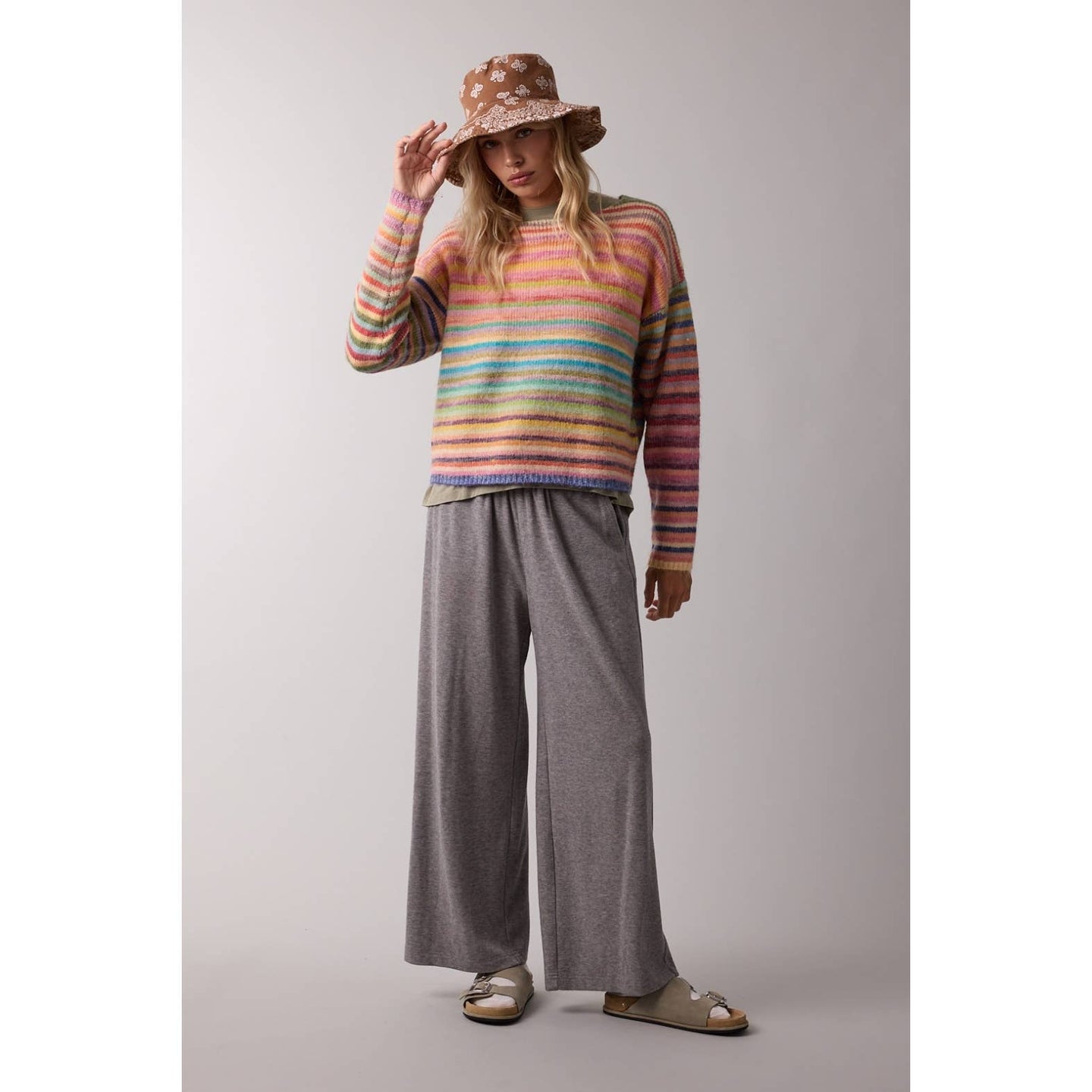 Rainbow Knit Sweater (REG)