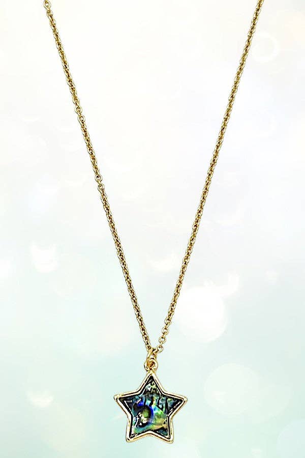 Abalone Star Necklace