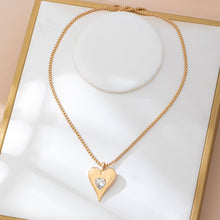 Inset Heart Necklace