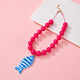 Blue Fish Chunky Beaded Necklace