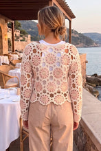 Blush Bloom Crochet Sweater (REG)